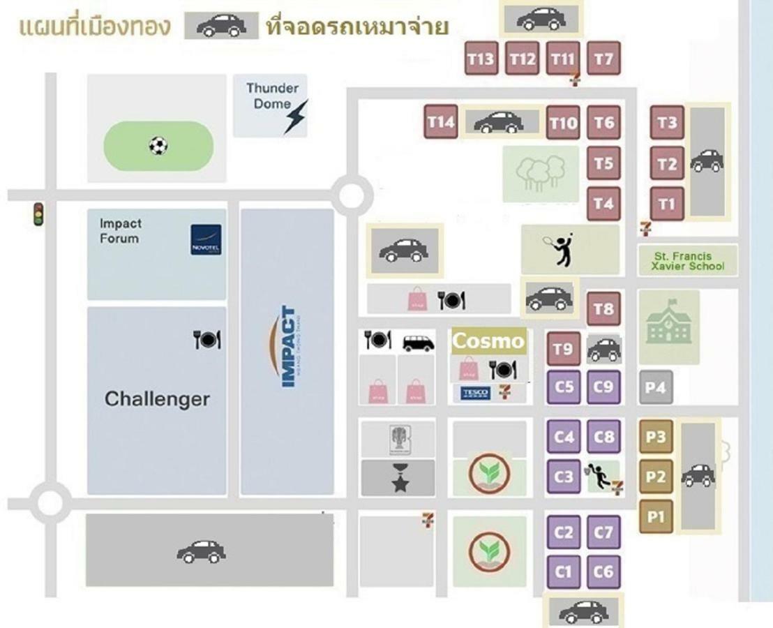 Popular Condo P1 Nonthaburi Dış mekan fotoğraf